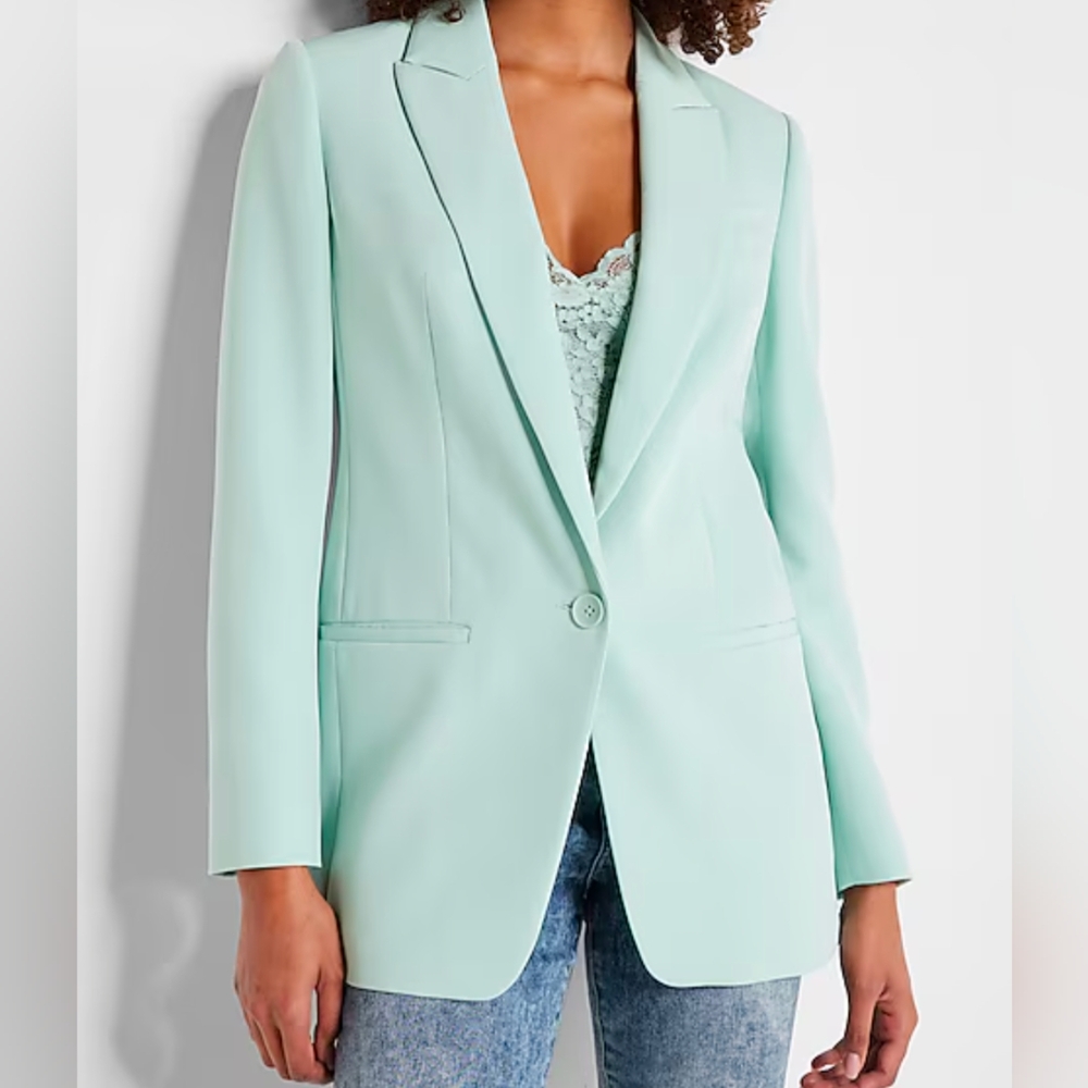 Express One Button Boyfriend Blazer size M